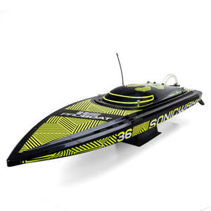 36" Pro Boat Sonicwake V3 Self Righting 96+ KPH Black/Green by Proboat