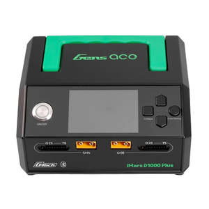 Gens Ace IMars D1000 Plus G-Tech Smart Dual AC Charger, 2x 500w 1-7S