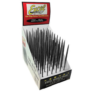 Hobby Tools: Excel Needle File Display 60 Pcs Ass