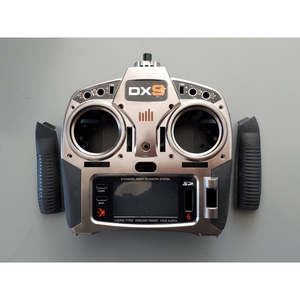 Rc Transmitters: DX9 Case only w/Grips and display Lens