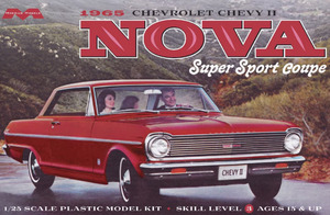 Plastic Models Cars: Moebius 1/25 '65 Chevy Nova SuperSport
