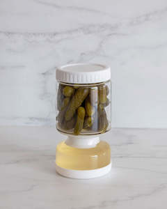 Kitchen: Glass Pickle Jar