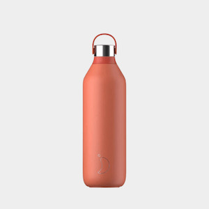 Drink Bottles: Chilly's Series 2 Reusable Bottle 1000ml Maple Red