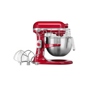 Stand Mixers Accessories: KitchenAid Commercial Bowl-Lift Stand Mixer KSMC895 Empire Red