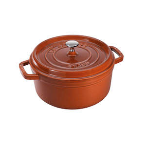 Staub Round Cocotte 28cm Cinnamon