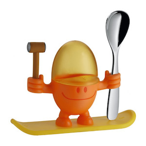 Egg Accessories: WMF McEgg Egg Cup with Spoon Set Orange