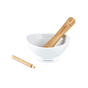 Mortar Pestles: Cole & Mason Ceramic Suribachi Mortar & Pestle