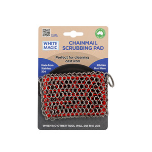 Cleaning: White Magic Chainmail Scrubbing Pad