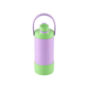 Drink Bottles: Avanti YumYum 2-Way Insulated Bottle 400ml Purple/Green