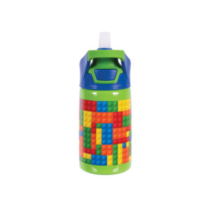 Avanti YumYum Auto Flip Spout Insulated Bottle 375ml Building Blocks
