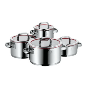 WMF Function 4 Red Cookware Set 4-Piece