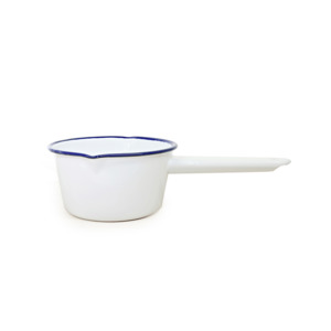Cookware: Falcon Enamelware Milk Saucepan 14cm