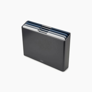 Chopping Boards: Joseph Joseph Folio Chopping Board Set 4-Piece Regular Graphite Grey
