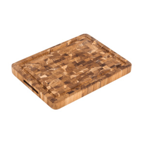 TEAKHAUS Butchers Block End Grain Board 42cm x 30cm