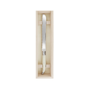 Bread Knives: Andre Verdier Laguiole Classique Bread Knife Ivory
