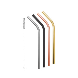 Barware: Avanti Smoothie Straws Extra Wide Set of 4