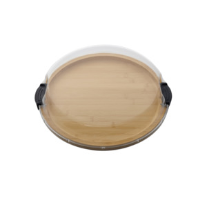 Farberware Build-a-Board Bamboo Round Snack Serving Board 35.5cm