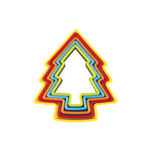 Cookie Cutters: Avanti Christmas Tree Cookie Cutters Set 5-Piece