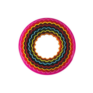 Cookie Cutters: Avanti Double Sided Round Cookie Cutters Set 6-Piece