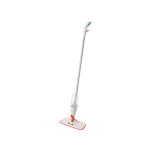 Bathroom: OXO Good Grips Microfiber Spray Mop with Slide-Out Scrubber