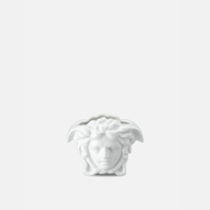 Vases: Versace Medusa Grande White Vase 9cm