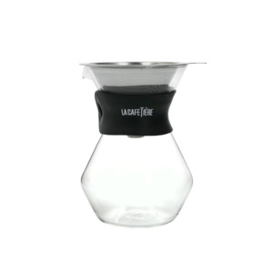 Coffee Tea Accessories: La Cafetiere Glass Carafe and Coffee Dripper