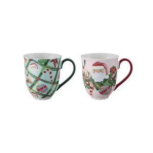 Cups Mugs: Maxwell & Williams Tis The Season Mug 400ml Set of 2