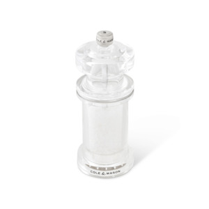 Cole Mason: Cole & Mason Acrylic Salt Mill 14cm