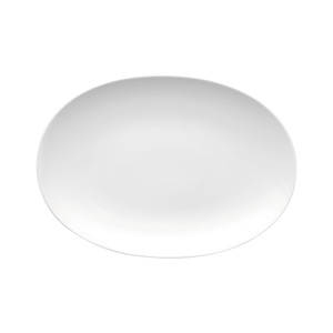 Thomas Medaillon Oval Platter 33cm White