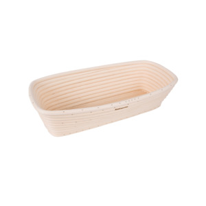 Bakemaster: Bakemaster Rattan Rectangle Proving Basket 30cm x 15cm
