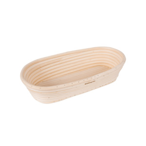 Bakemaster Rattan Oval Proving Basket 27cm x 13cm