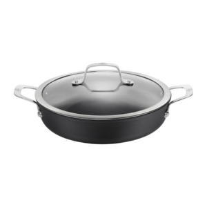 Ballarini: Ballarini Alba Induction Non-Stick Saute Pan 2-Handles 28cm + Glass Lid