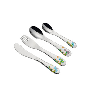 Cutlery Sets: Cilio Children's Dino Cutlery Set 4-Piece