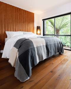 All: New! 100% Wool Blanket: Graphite & Oat