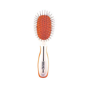Wahl Dog Clippers Nz: Wahl Orange/White Small Double Sided Pin/Bristle Brush