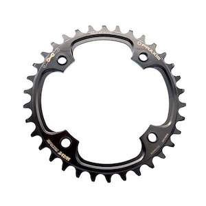 Chainrings: Praxis Steel 104 BCD eRing Wave Chainring (Direct Threaded)