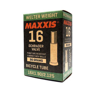10 To 24 Tubes: Maxxis Welter Weight Tube / 16x1.90/2.125" / 32mm Schrader