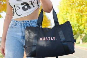 Frontpage: The Ready To Hustle Bag - Midnight Black