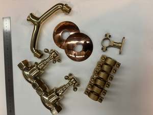 Trade Zone: Copper Rose and Shower Kit TZ