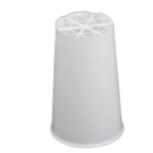 Mediums And Pots: White Wick Basket - 45mm