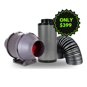 Ventilation: 8" / 200mm Carbon Filter & Fan Kit