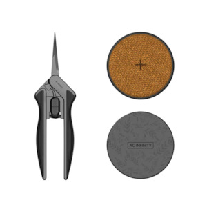 Pruning: AC INFINITY Stainless Steel Pruning Shears with Cleaning Kit