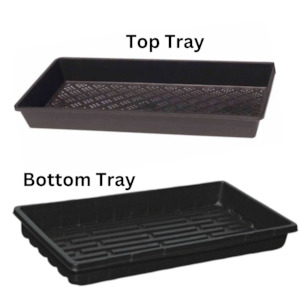 Trays: Microgreen Tray Set - 530mm x 270mm x 62mm