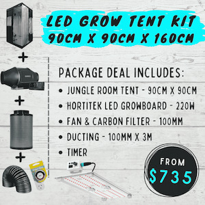 LED Grow Tent Kit - 90cm x 90cm