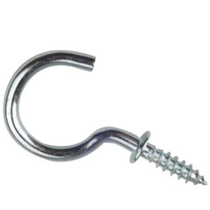 Trellis Netting: TIC Cup Hook Zinc Plated 50mm - 8 per packet