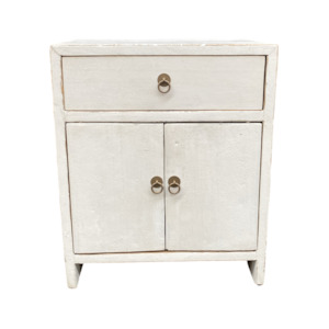 Oriental White Bedside