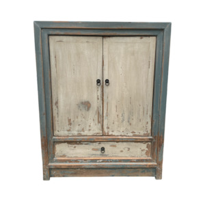 Oriental Painted Cabinet