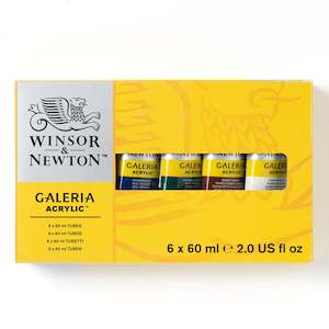 Winsor & Newton Galeria 60ml Acrylic Paints Set of 6