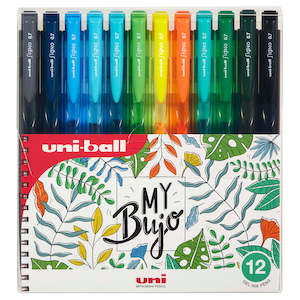 Uni Ball: Uni Signo RT1 0.7mm Botanical Retractable Pens Set of 12