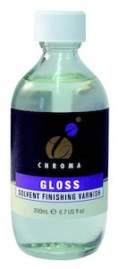 Chroma: Chroma Gloss Solvent Varnish 200ml